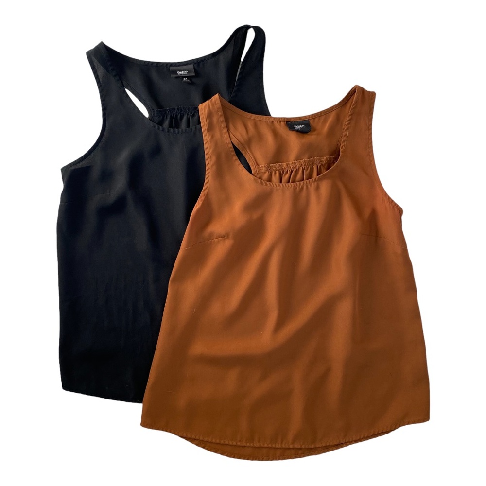 Target Bundle Black & Tan Tank Top Blouses